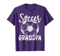 Soccer Grandpa Family Matching Team T-Shirt - Minimalist Print for Adults