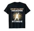 Life Isnt All About Goalkeeping But It T-Shirt - Trendy Graphic for Adults
