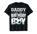 Daddy Birthday Soccer Party Matching T-Shirt - Trendy Graphic Unisex