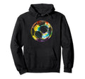Soccer Game Day Tie Dye Soccer Ball Hoodie - Streetwear Style for Adults