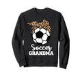 Soccer Grandma Funny Leopard Grandma Sweatshirt - Aesthetic Graphic Unisex