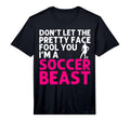 Soccer Art Teen Goalie Soccer T-Shirt - Fun Novelty Design Men Women
