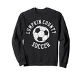 Lumpkin County Soccer Distressed Sweatshirt - Custom Art Print for Adults