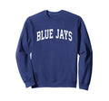 Blue Jays Mascot Athletic Sports Name Sweatshirt - Minimalist Print Unisex