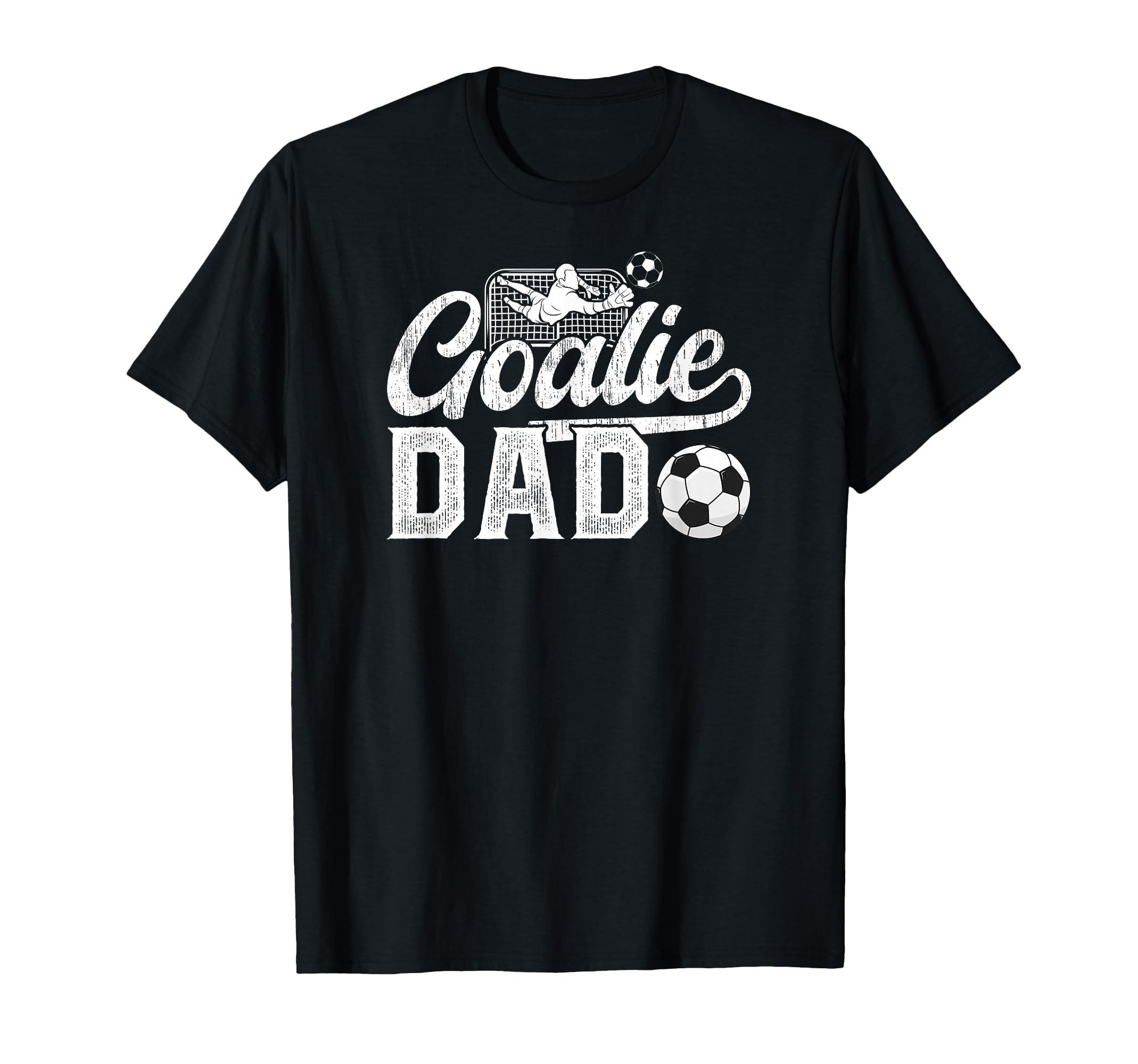 Soccer Goalie Dad Soccer T-Shirt - Casual Everyday Wear Men Women