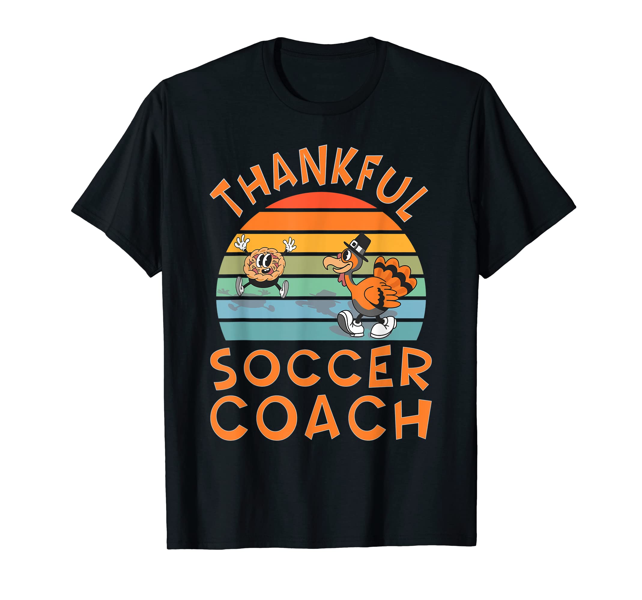 Soccer Coach Job Funny Thanksgiving T-Shirt - Graphic Print Unisex