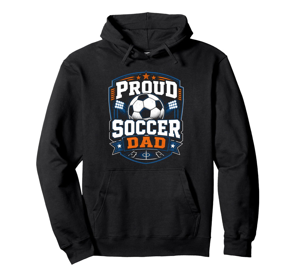 Proud Soccer Dad Soccer Dad Fan Hoodie - Custom Art Print Unisex