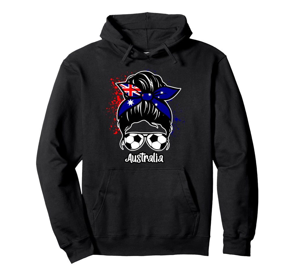 Australia Football Game Player Soccer Hoodie - Minimalist Print for Adults