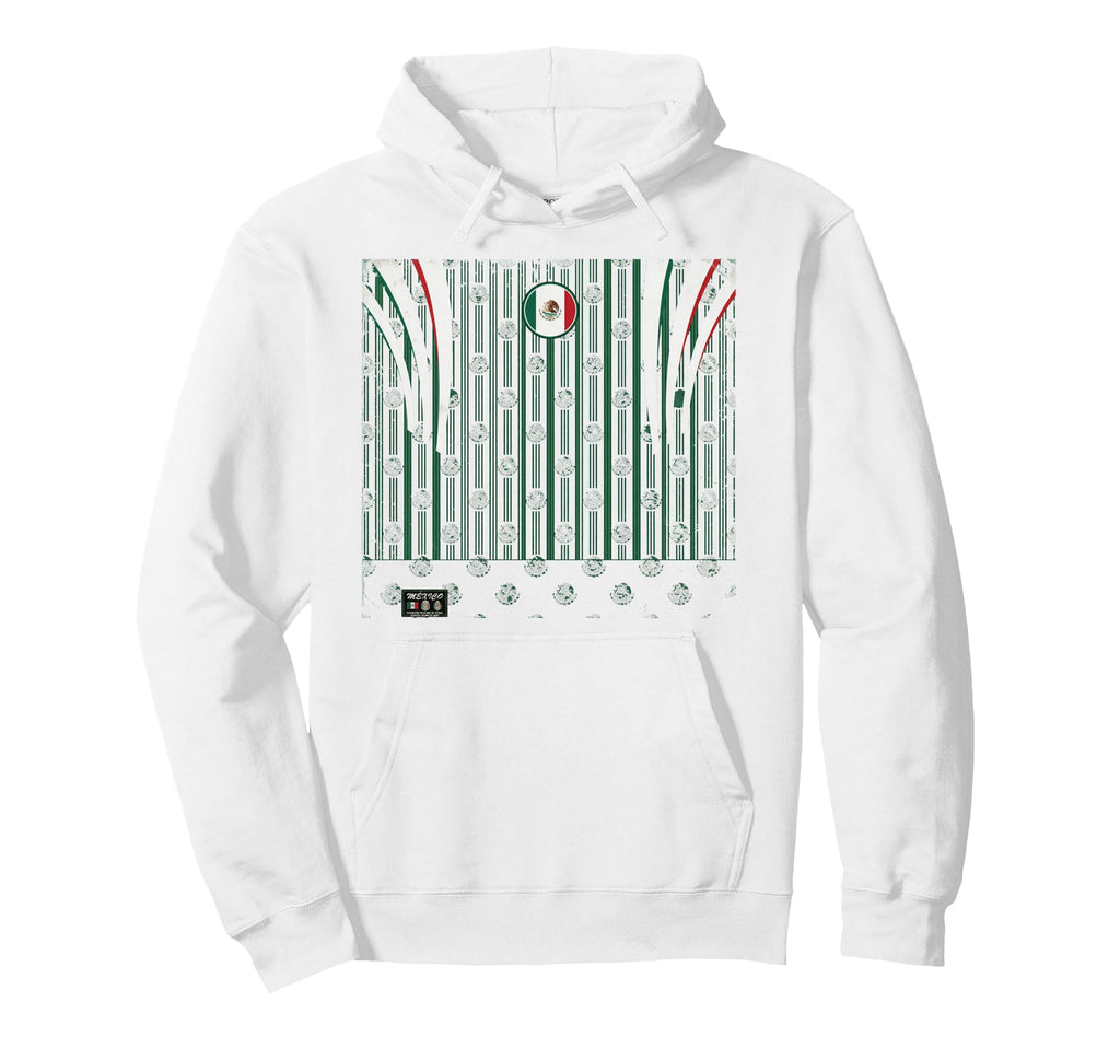 Mexico Flag Mexican Hispanic Pride Hoodie - Fun Novelty Design Unisex
