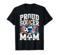 Proud Soccer Mom Sunset Vibes T-Shirt - Fun Novelty Design Men Women