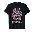 Mom Life Mothers Day Soccer Ball T-Shirt - Novelty Apparel for Adults