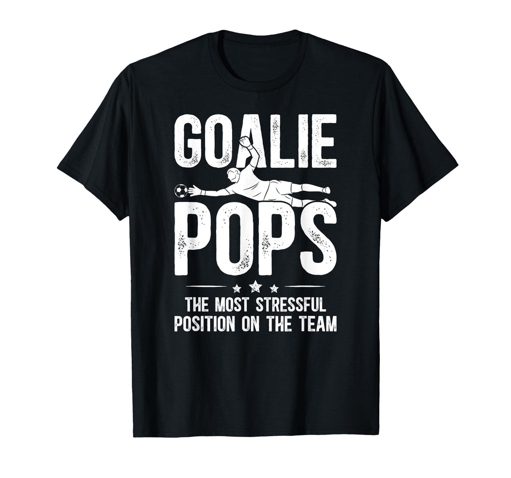 Soccer Goalie Pops Definition Soccer T-Shirt - Fun Novelty Design Unisex