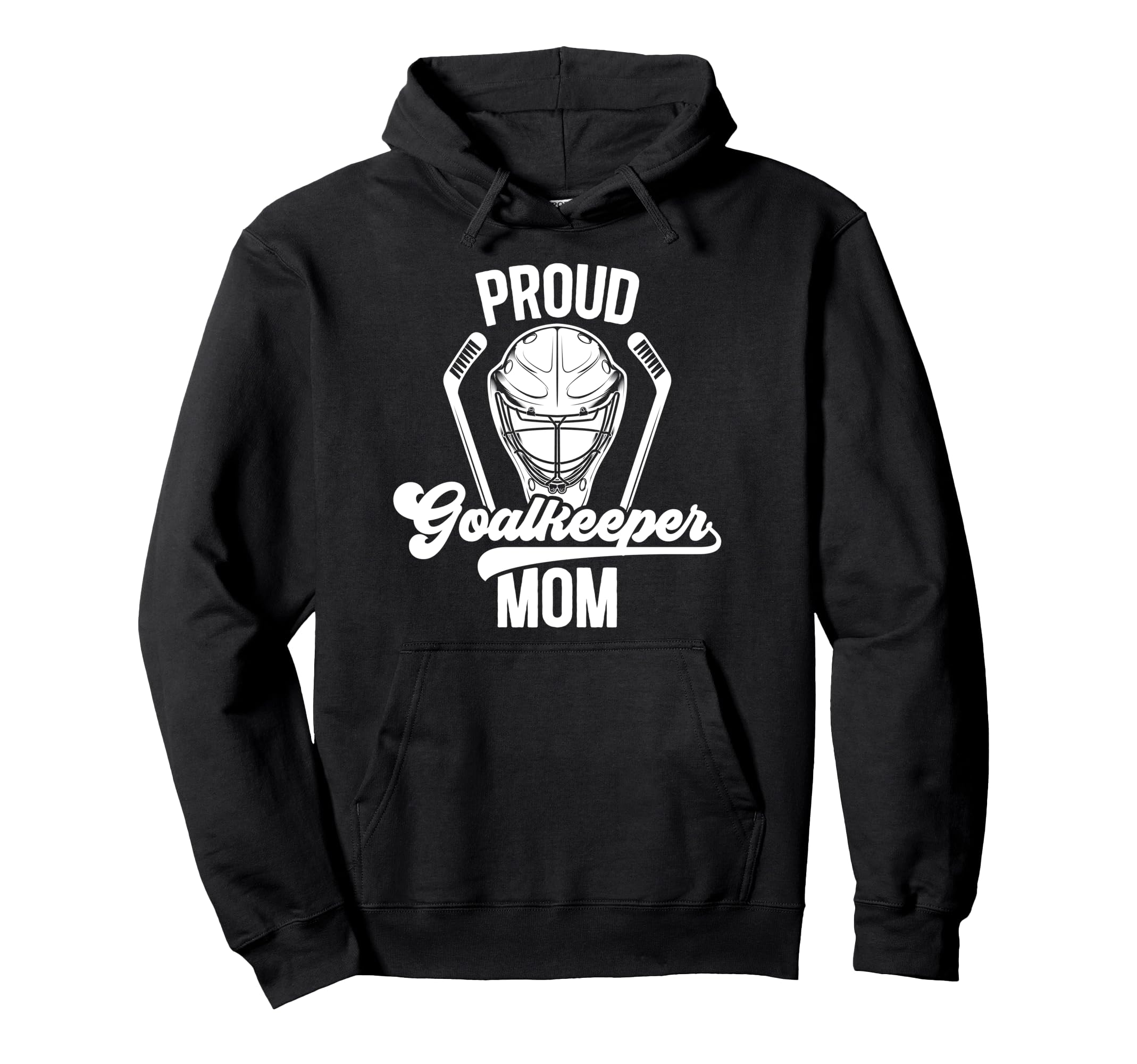 Proud Hockey Goalkeeper Mom Ice Hockey Hoodie - Graphic Print Men Women