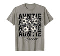 Soccer Auntie Coquette Bow Biggest Fan T-Shirt - Fun Novelty Design Unisex
