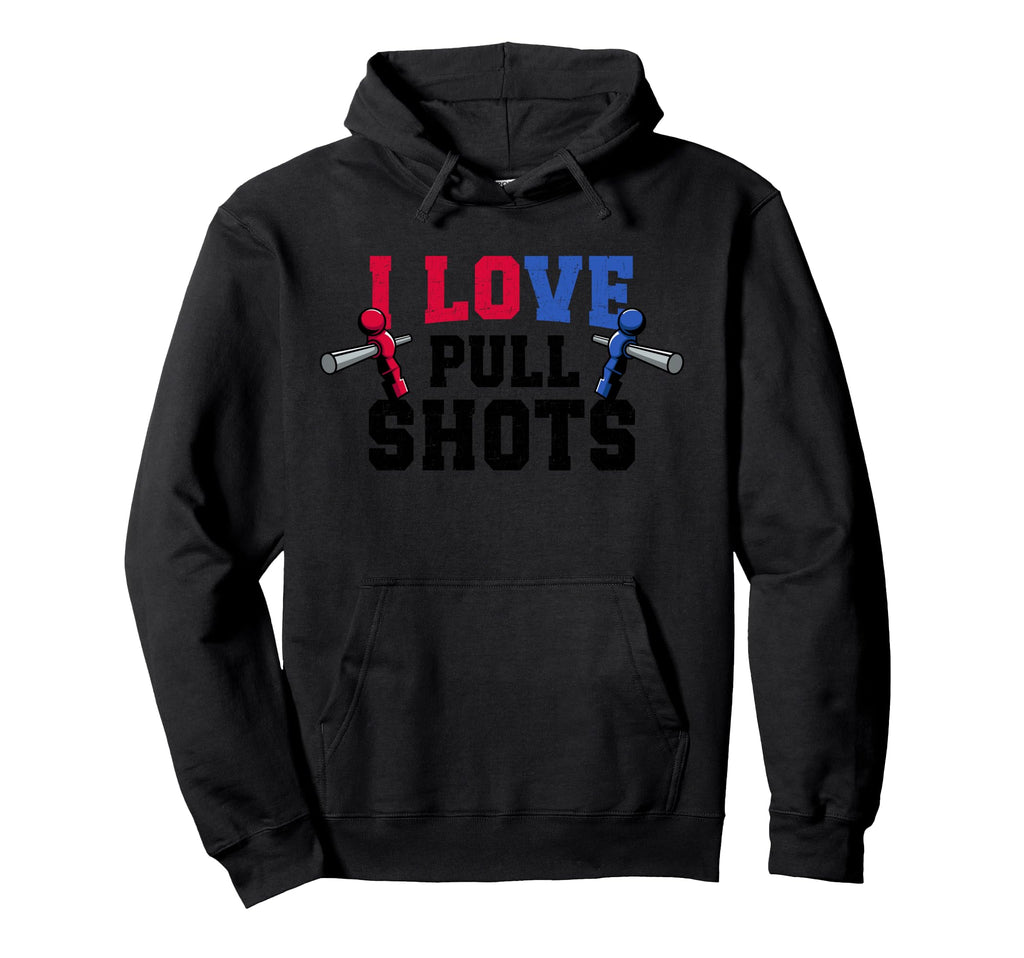 Table Football Foosball Soccer Funny Joke Hoodie - Graphic Print for Adults