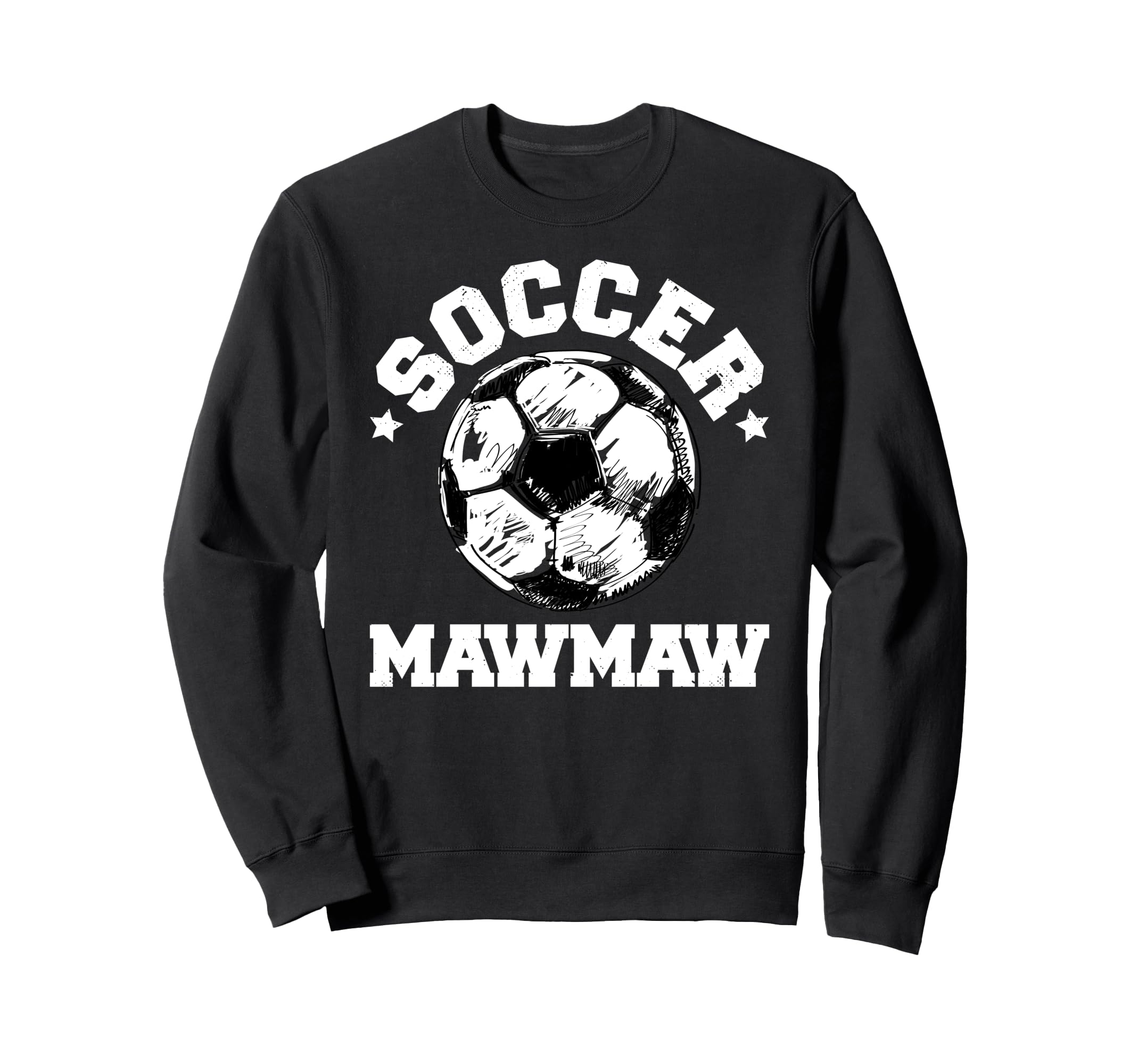 Soccer Mawmaw Soccer Ball Sweatshirt - Fun Novelty Design Men Women