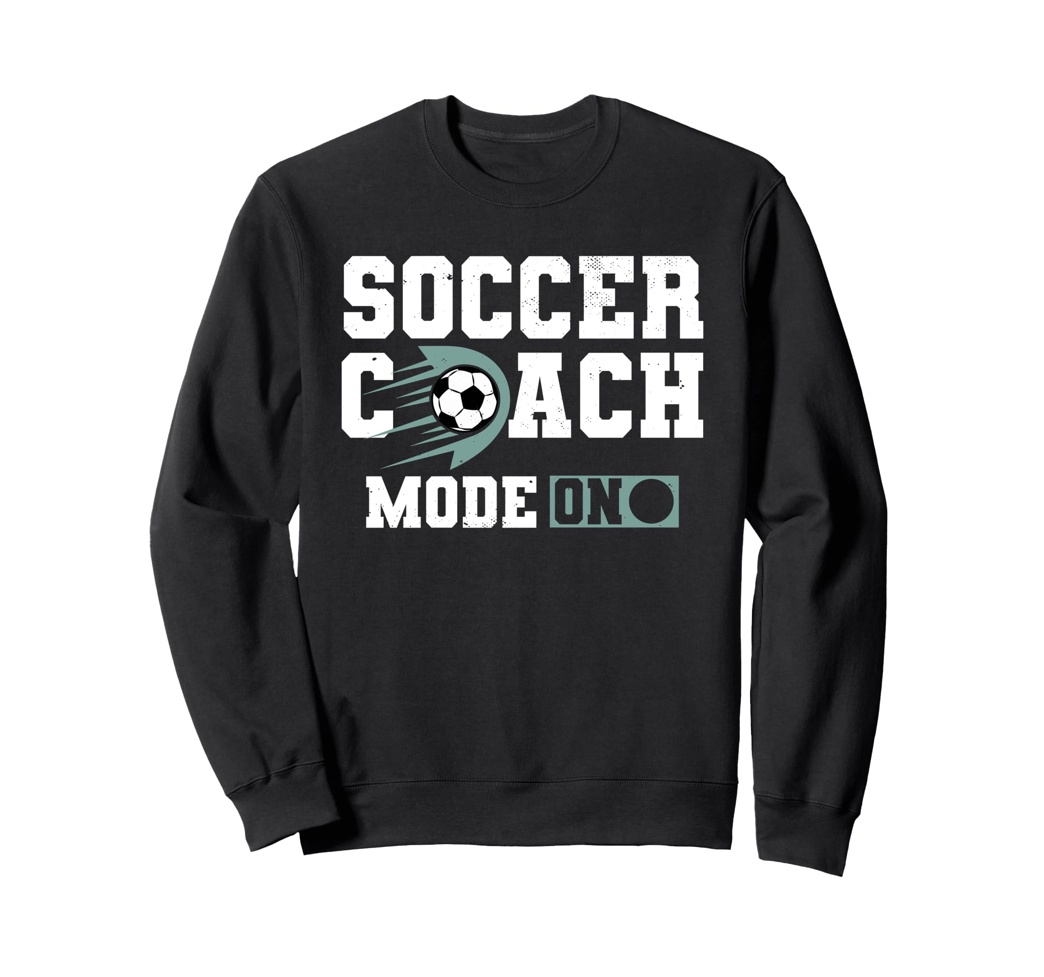 Coaching Soccer Dad Coach Soccer Coach Sweatshirt - Graphic Print Unisex