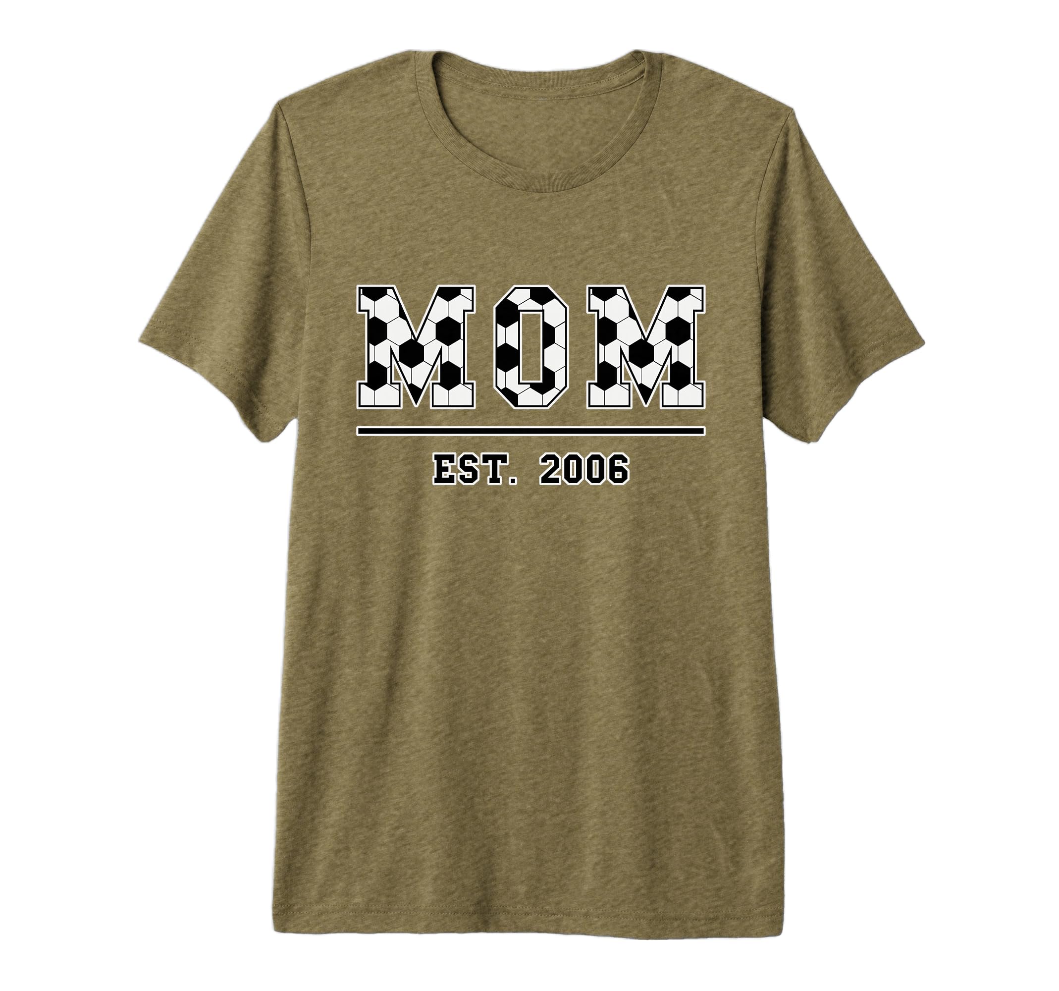 Mom Est 2006 Funny Sports Year T-Shirt - Trendy Graphic Men Women