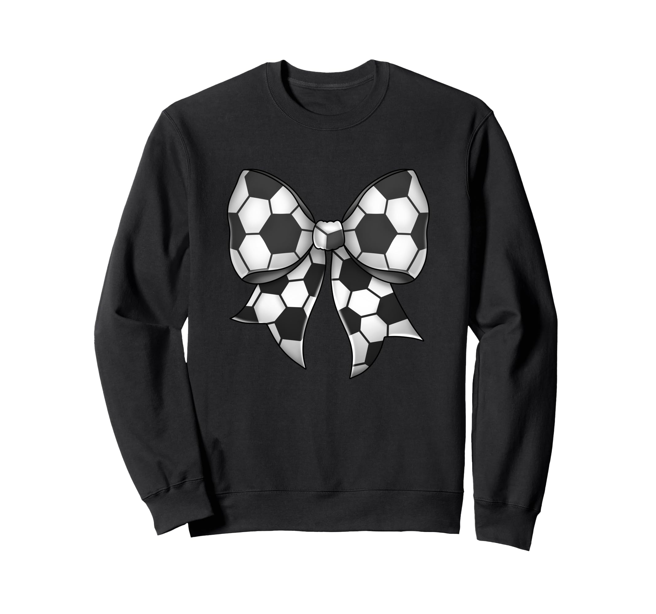 Soccer Sports Coquette Bow Sweatshirt - Streetwear Style Men Women