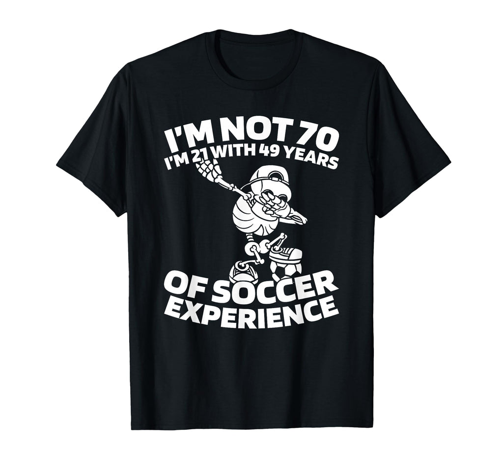 70 Years Old Team Player Sports T-Shirt - Custom Art Print for Adults