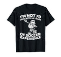 70 Years Old Team Player Sports T-Shirt - Custom Art Print for Adults