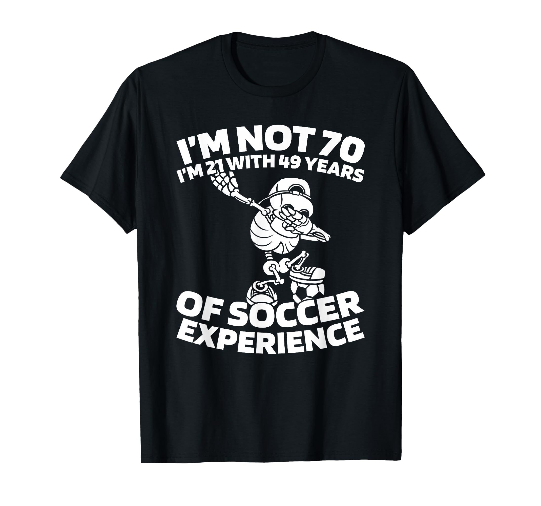 70 Years Old Team Player Sports T-Shirt - Custom Art Print for Adults