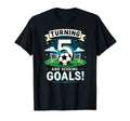 Turning 5 Scoring Goals 5Th T-Shirt - Casual Everyday Wear Men Women