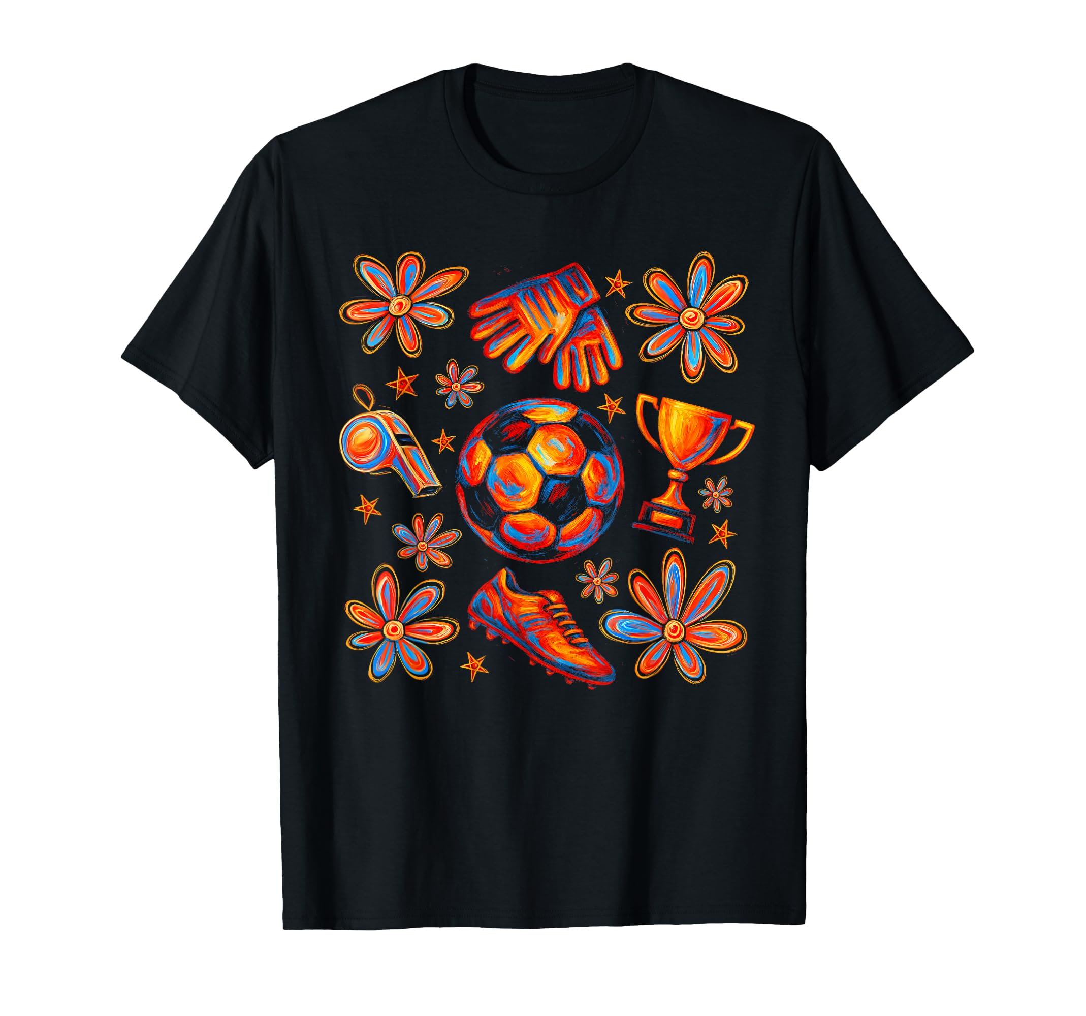 Soccer Player Soccer Lover Game Day T-Shirt - Custom Art Print for Adults