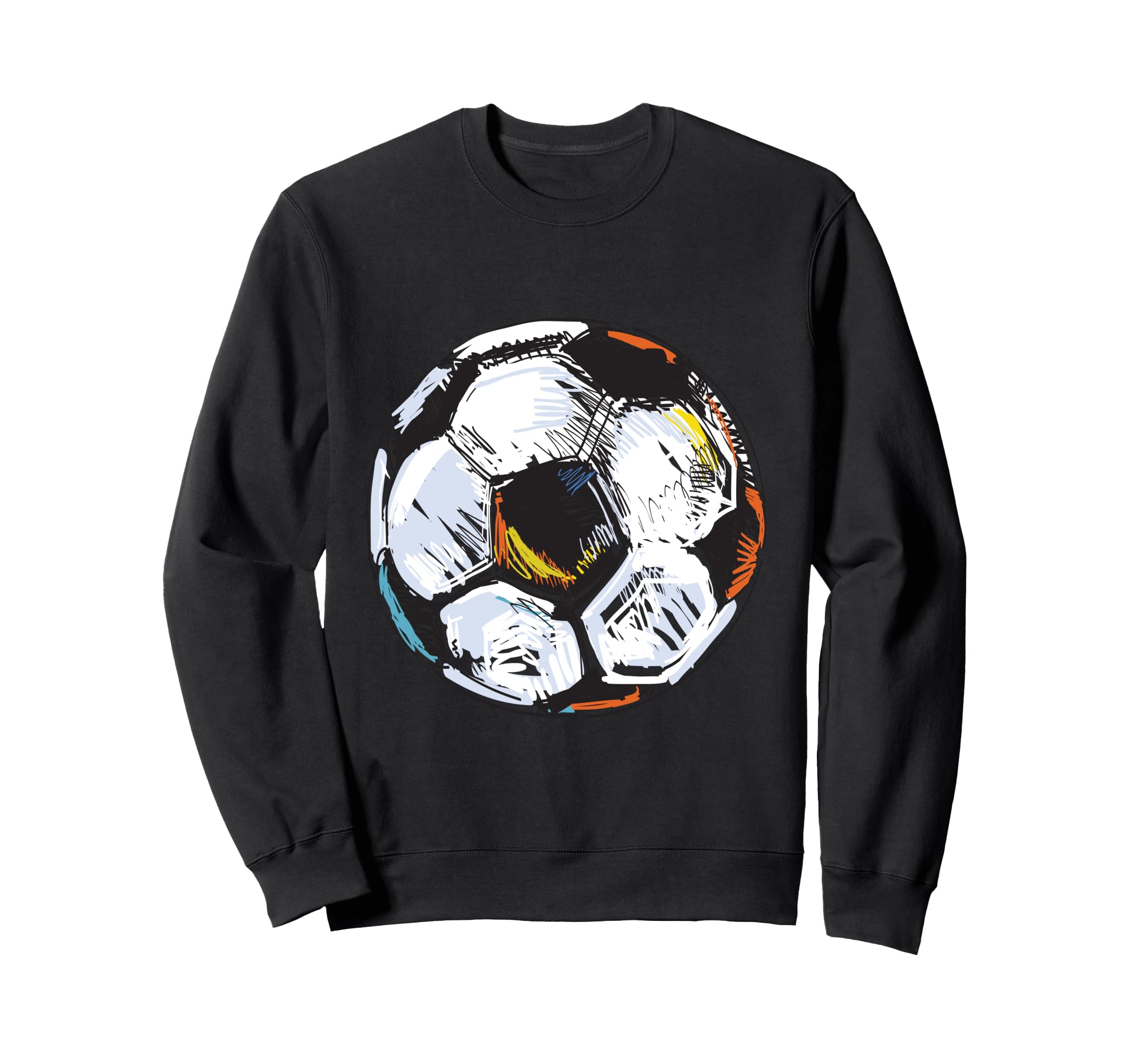 Soccer Player Sports Sweatshirt - Trendy Graphic for Adults
