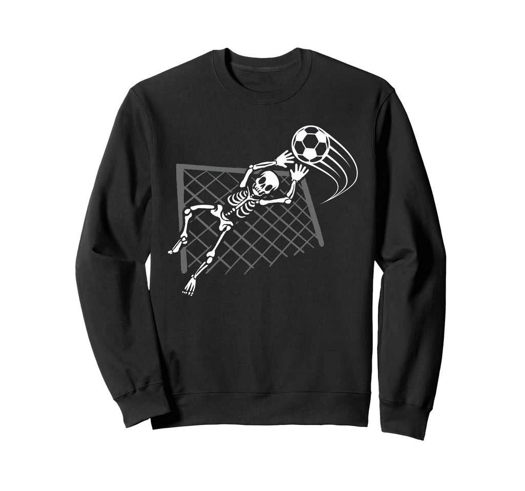 Skeleton Soccer Halloween Sport Sweatshirt - Custom Art Print for Adults