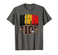 Belgium Football 10 Soccer Lovers T-Shirt - Fun Novelty Design for Adults