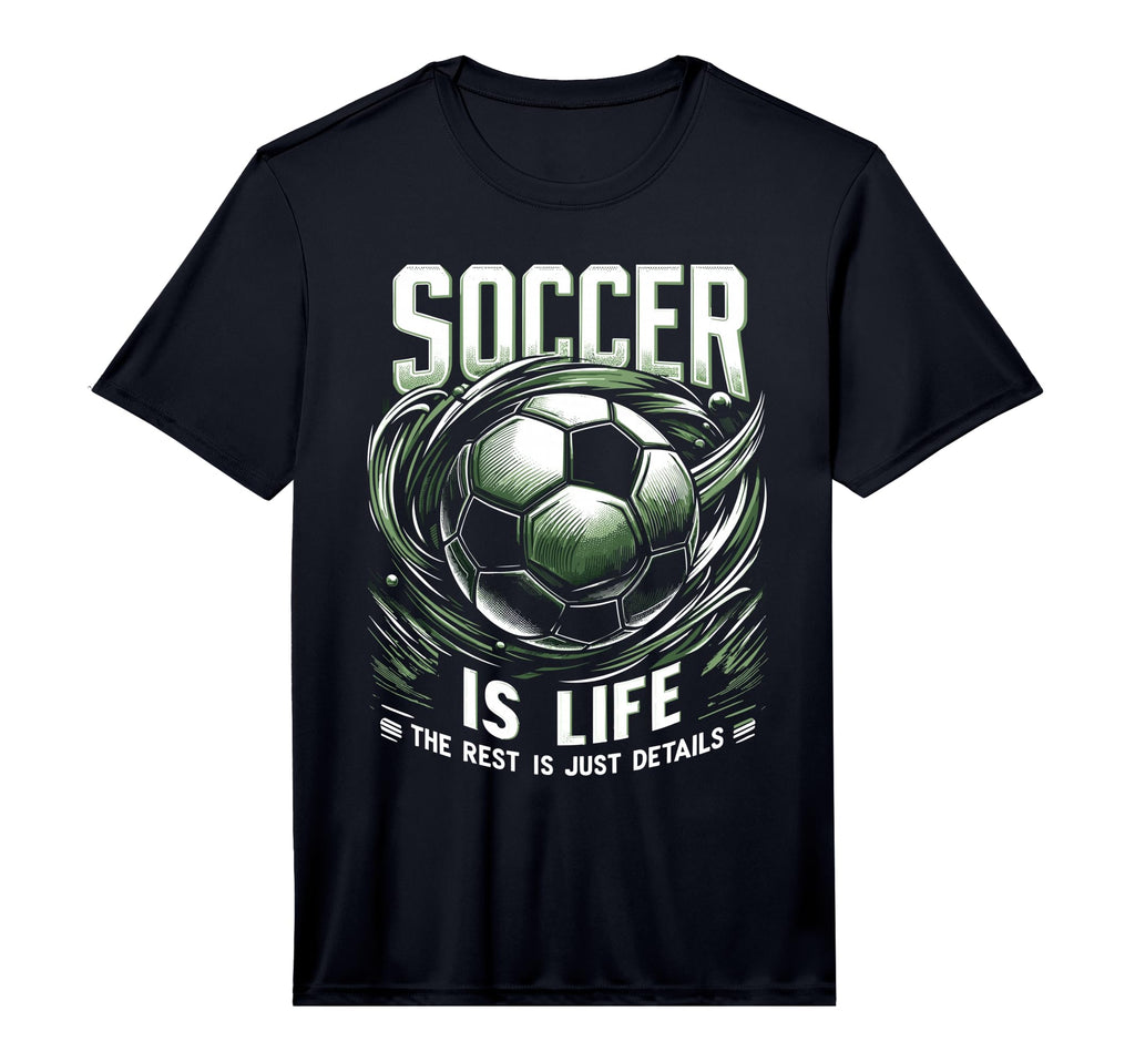 Football Is Life Rest Is Just Details T-Shirt - Minimalist Print Men Women