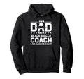 Dad Beach Soccer Coach Always Right Hoodie - Graphic Print for Adults