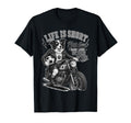 Border Collie Motorbike Footbal Soccer T-Shirt - Trendy Graphic for Adults