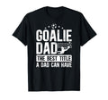 Soccer Goalie Dad Best Title Dad T-Shirt - Fun Novelty Design for Adults