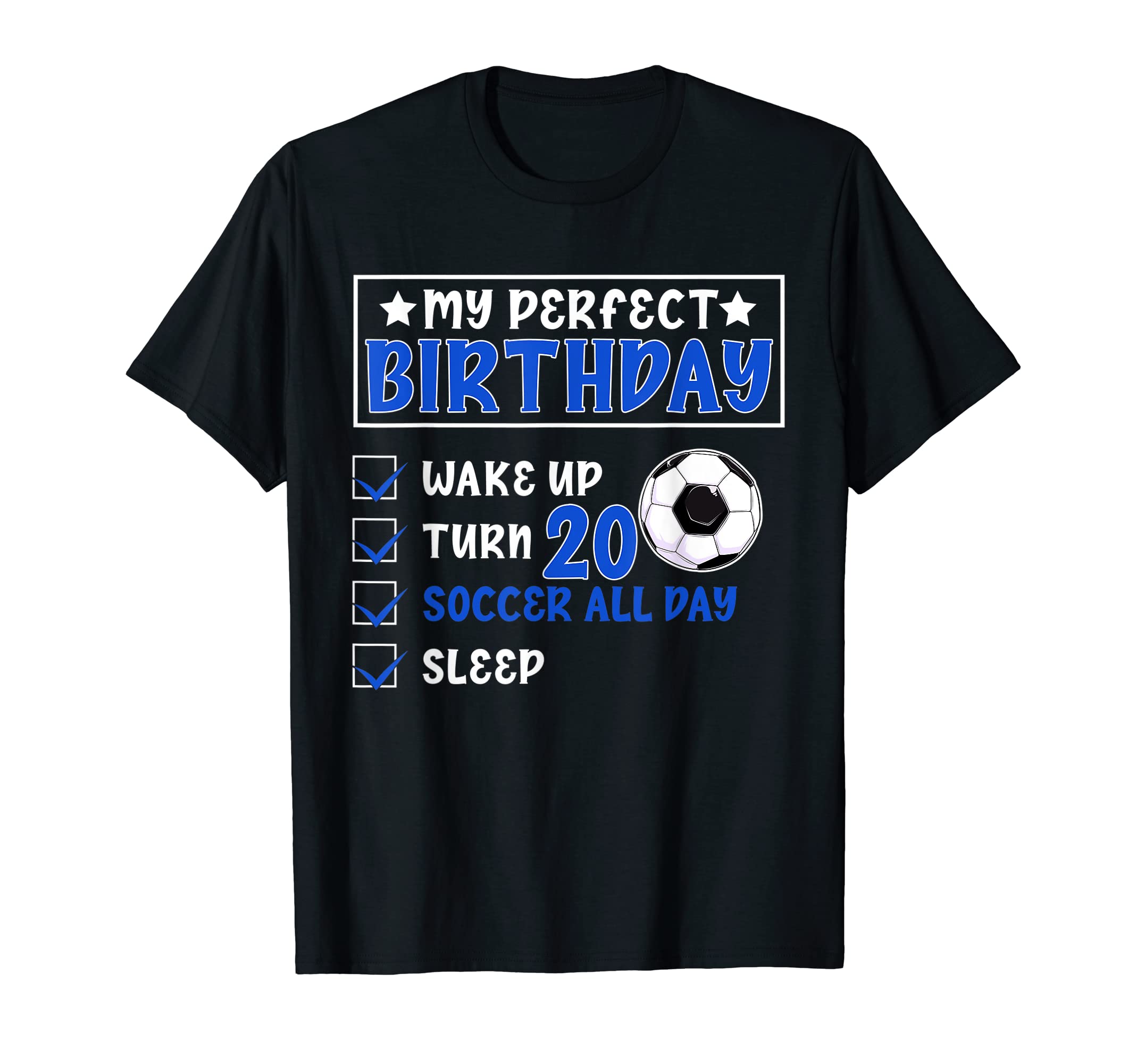 Funny My Birthday 20 Years Old T-Shirt - Casual Everyday Wear for Adults