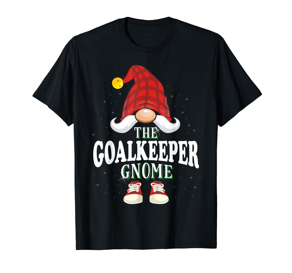 Goalkeeper Gnome Family Pajama T-Shirt - Trendy Graphic Men Women