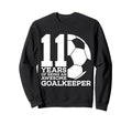Soccer 11 Years Awesome Soccer Sweatshirt - Graphic Print for Adults