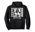 Goals Soccer Coquette Bow Hoodie - Fun Novelty Design Unisex