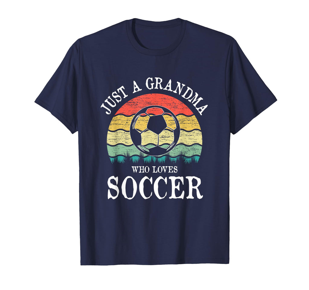 Just Grandma Who Loves Soccer T-Shirt - Custom Art Print for Adults