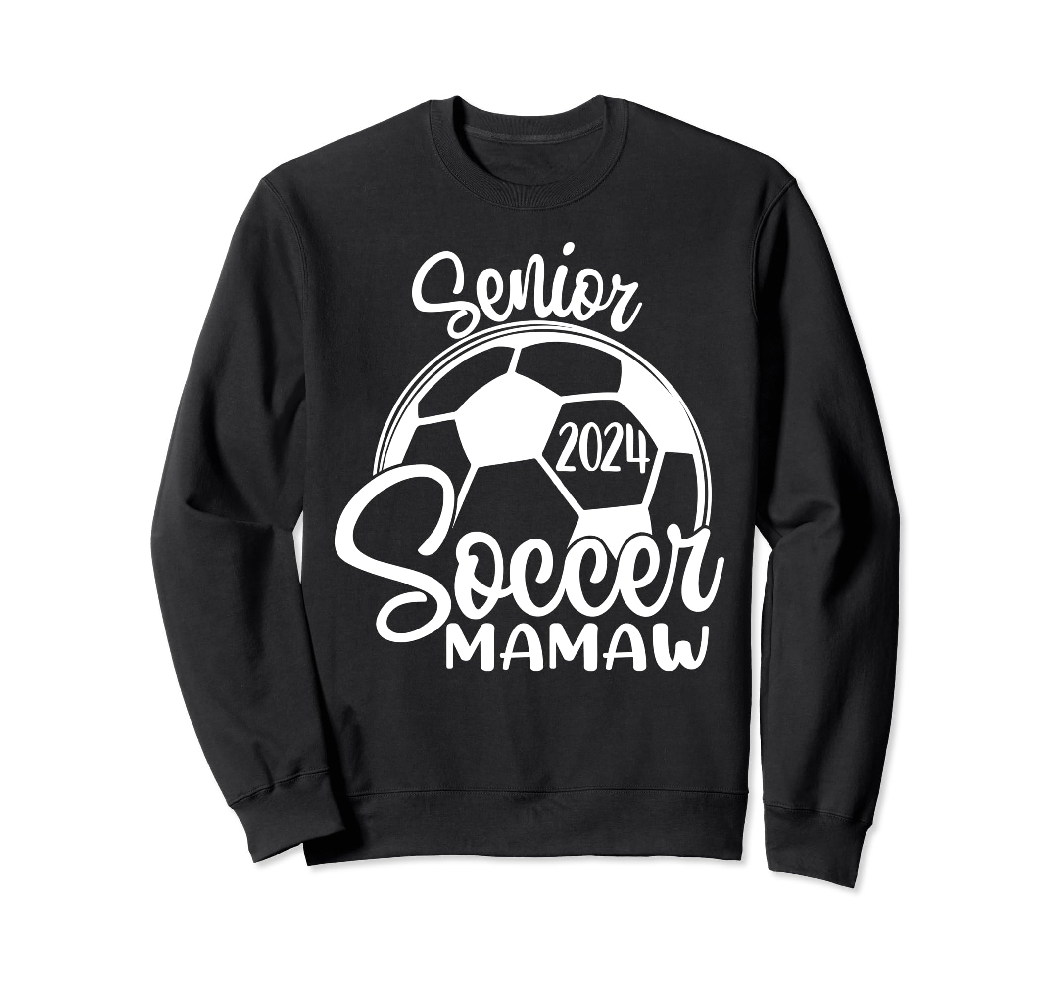 Senior Soccer Mamaw 2024 Class Sweatshirt - Aesthetic Graphic Men Women