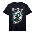 Rizzen Funny Sports Rizz He Is Rizzin T-Shirt - Trendy Graphic for Adults