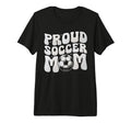 Proud Soccer Mom Football Mama Soccer T-Shirt - Novelty Apparel for Adults