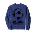 Loading Pixelated Soccer Ball Sweatshirt - Minimalist Print for Adults