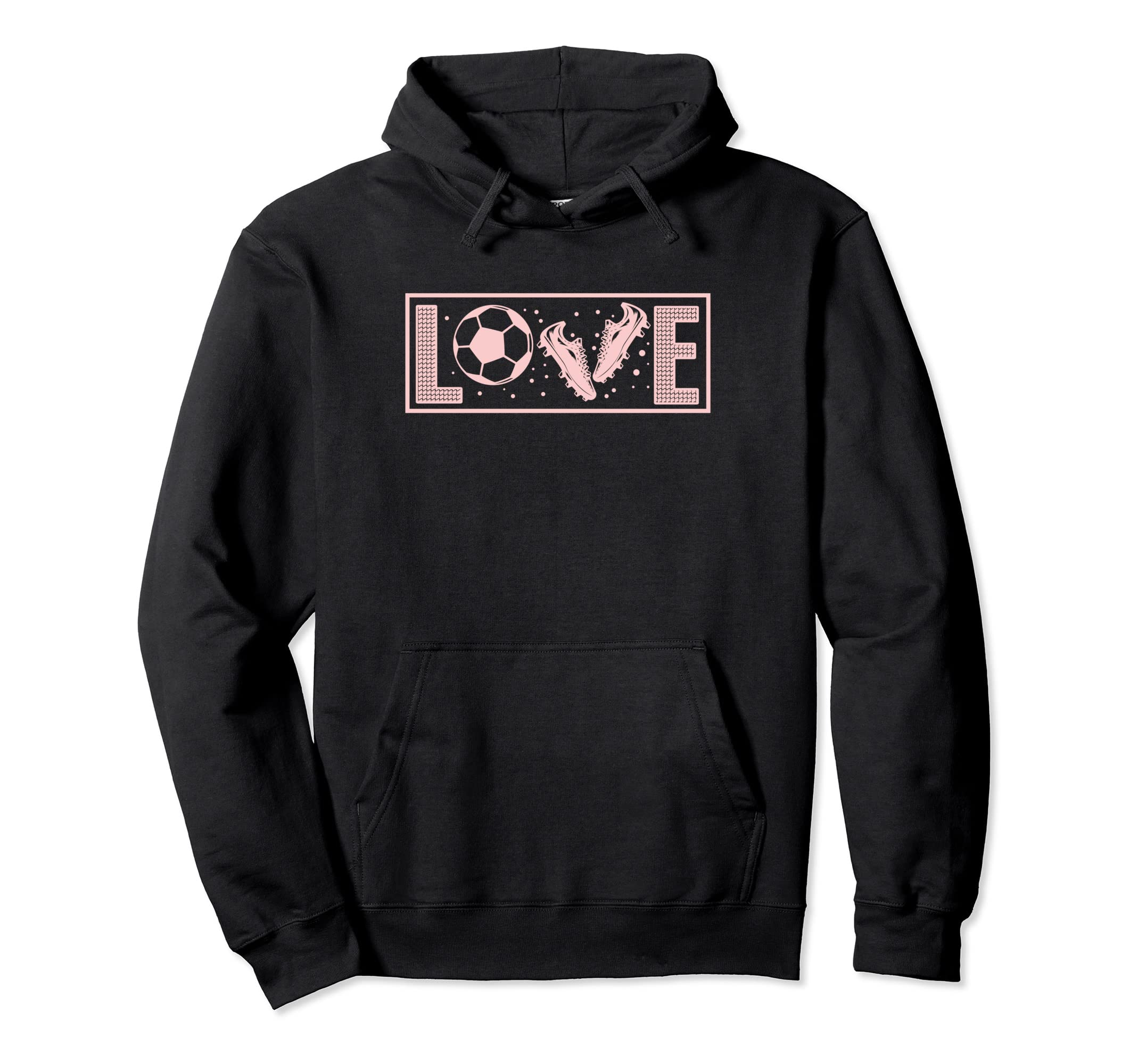 Soccer Fan Pastel Sports Lover Hoodie - Custom Art Print for Adults