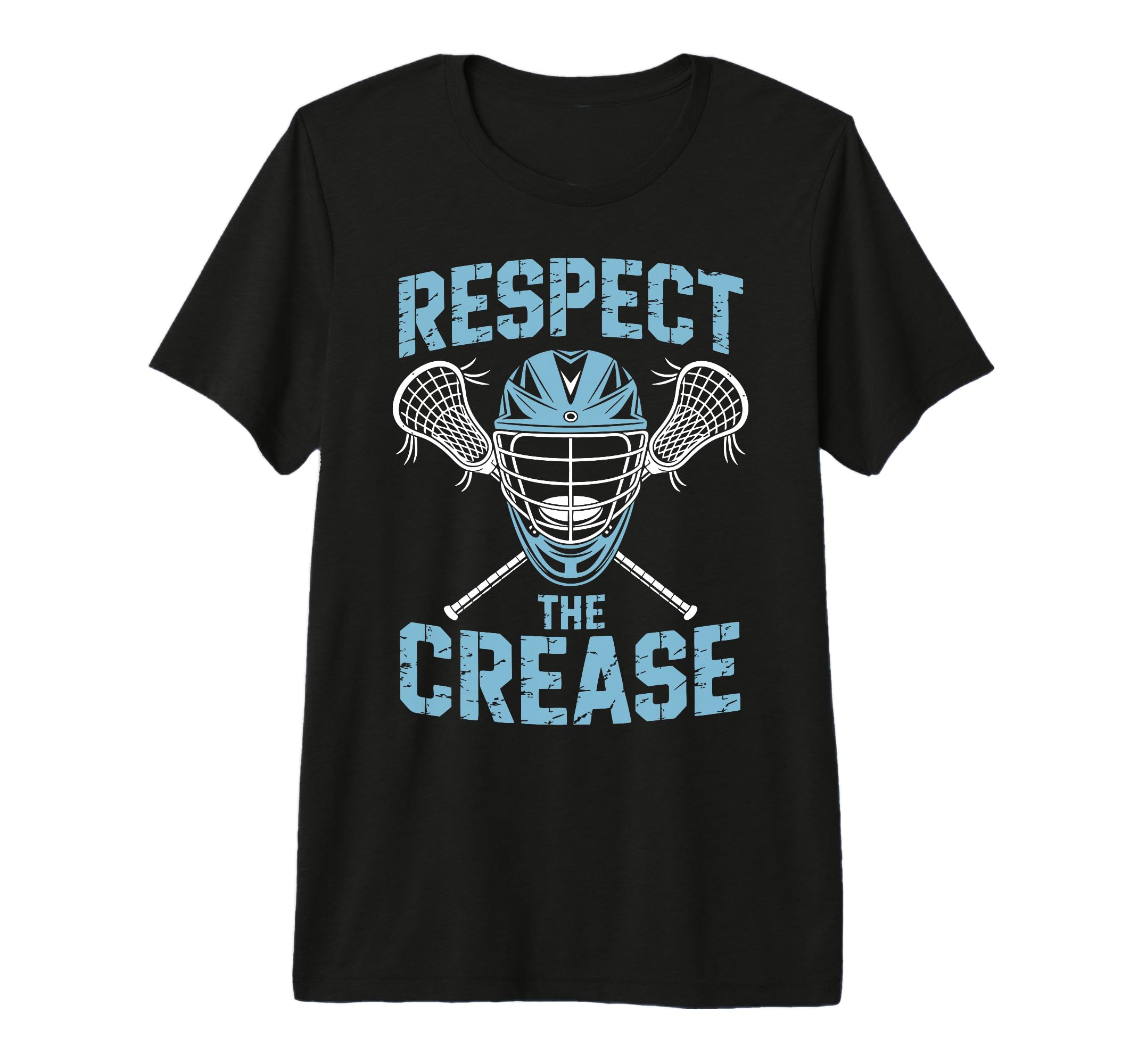 Lacrosse Goalie Crease Lax Goalkeeper T-Shirt - Trendy Graphic for Adults