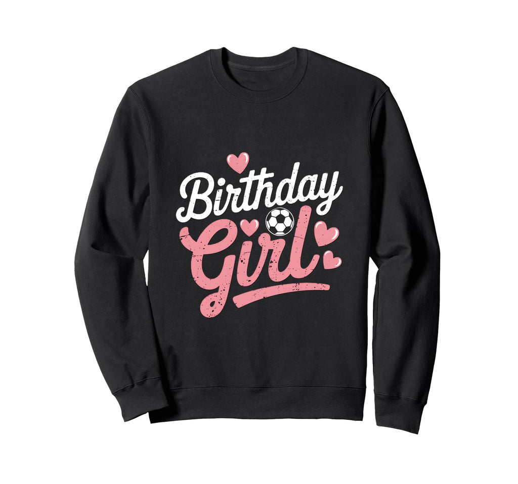 Birthday Soccer Hearts Fun Sweatshirt - Streetwear Style for Adults