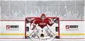 EALER Hockey Shooting Tarp 7x10 FT & 7/8x16 FT in 1 - Heavy Duty Goalie Target for Ice & Street Practice - Tear-Proof Built-in Shooter Tutor - Net Replacement for Garage Wall Protection