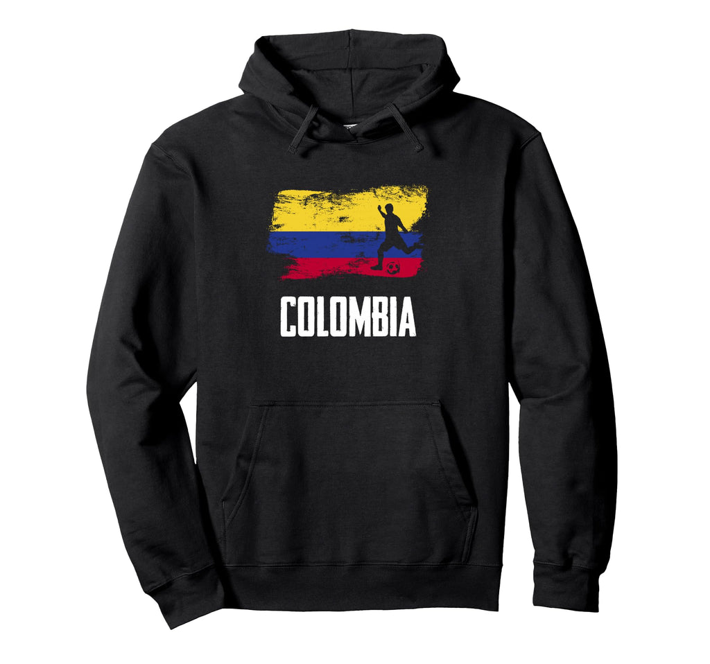 Colombia Flag Colombian Soccer Flag Hoodie - Trendy Graphic Men Women