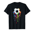 Dripping Soccer Drip Ice Cream Drip T-Shirt - Aesthetic Graphic Men Women